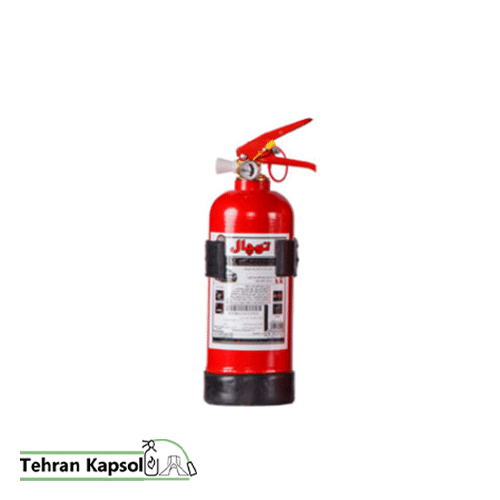 کپسول آتش نشانی 2 کیلوگرمی پودر و گاز توچال